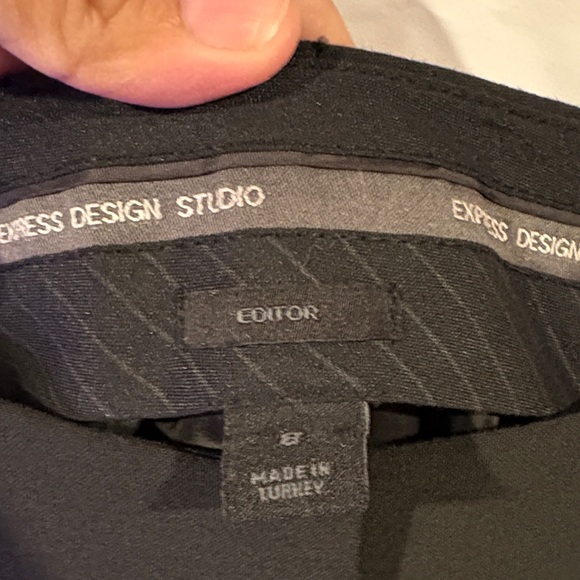 Express Editor Classic Black Skirt - Picture 2 of 2